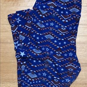 LulaRoe Americana leggings TC